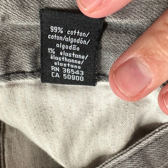 Calvin Klein Straight Leg Grey Wash Denim Jeans size 36x32 - Picture 5 of 5